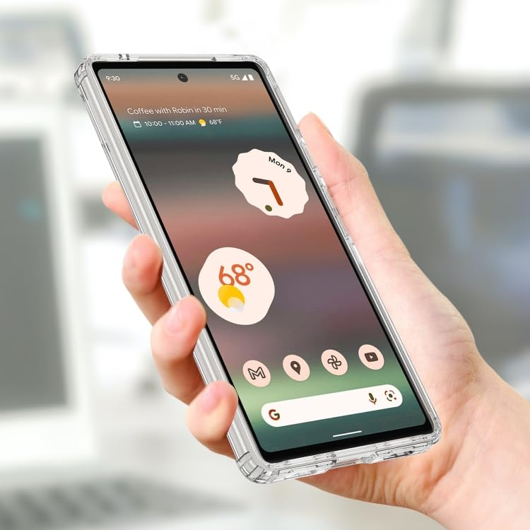 CASENED Clear Magnetic Case for Google Pixel 6a-Magnetic Style, Protective, Transparent - Image 3