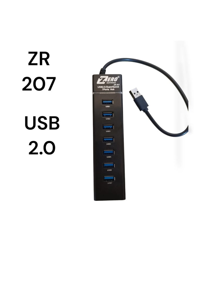 Zero - USB Hub 7 Ports (2.0) ZR 207 - Image 1