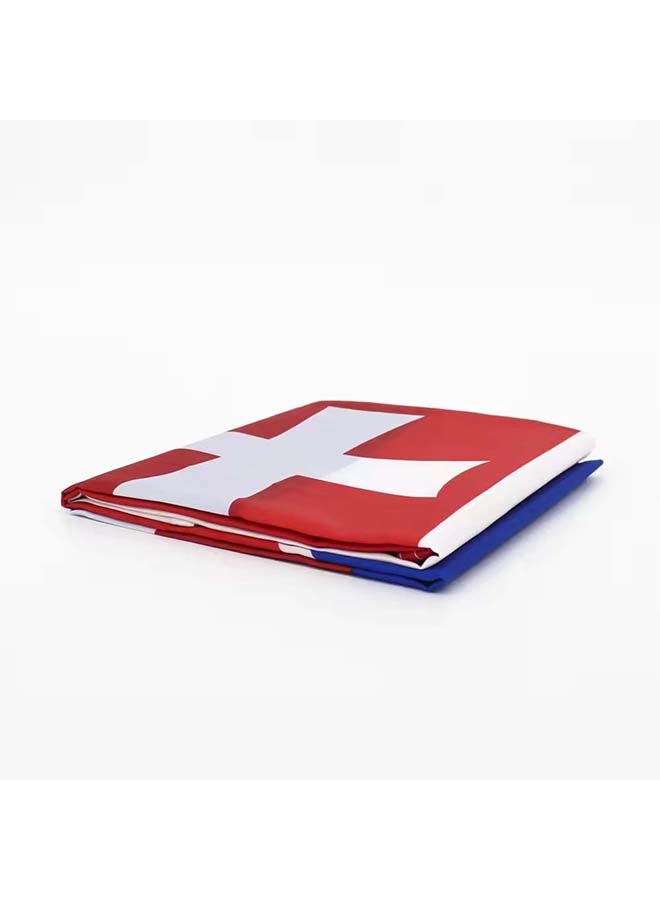 THE BABA علم جمهورية التشيك 2'X3' (60X90 سم) لبطولة يورو 2024 - جودة جيدة - للاستخدام الداخلي والخارجي - Image 2