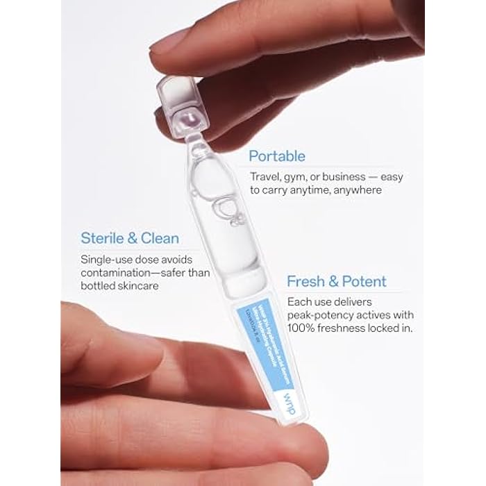 WNP Hyaluronic Acid Serum 3% for Face with 4D Multi-Layer Hydration | Ultra Hydrating Anti-Aging Serum | Moisturizer for Dry & Sensitive Skin | Pre-Makeup Skincare | Single-Use Vials 30PCS - Image 5