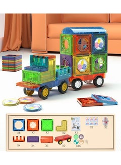 Swift 43 Pcs Magnetic Building Stick Blocks Tiles STEM Toys for Boys and Girls Learning by Playing Games for Toddler Kids Toys Construction Playboards Toys-Inspirational, Educational, Conventional  - Image 2