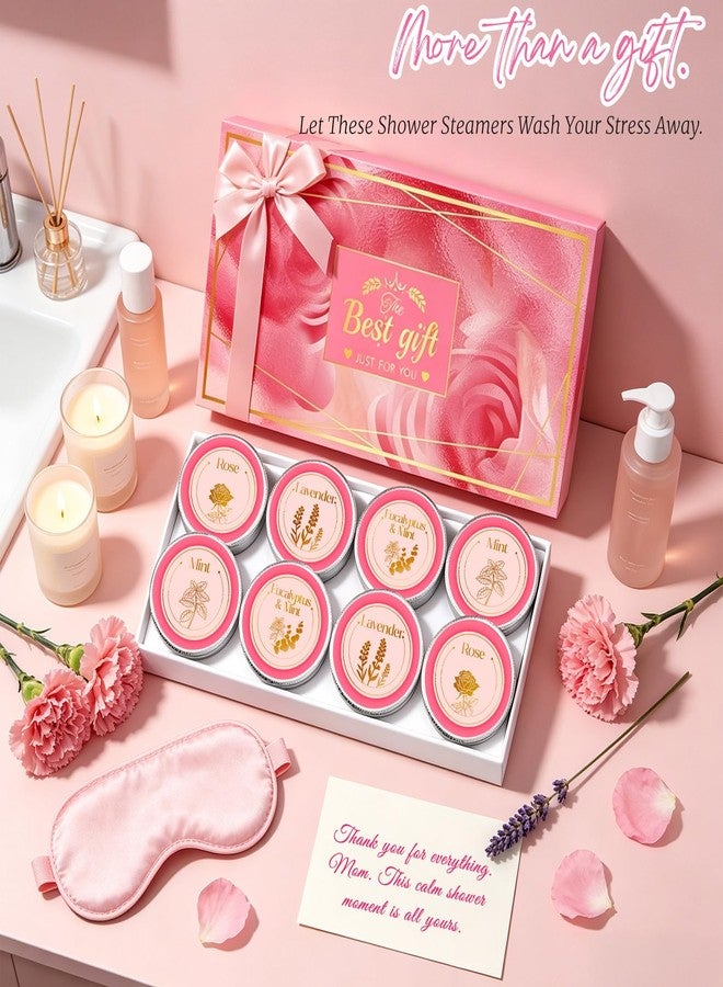 Sanyi Shower Steamers Aromatherapy, Birthday Pink Gift for Women Grandma Mom Wife Sister from Son Daughter, Shower Bombs Natural Essential Oil Self Care Relaxation - Image 4