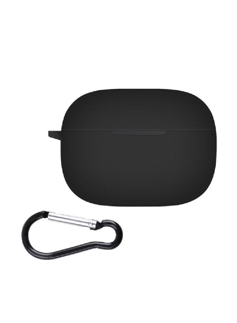 Silicone Case Compatible with Realme Buds T300 - Case Protective Cover for Headphones - Black - Image 1