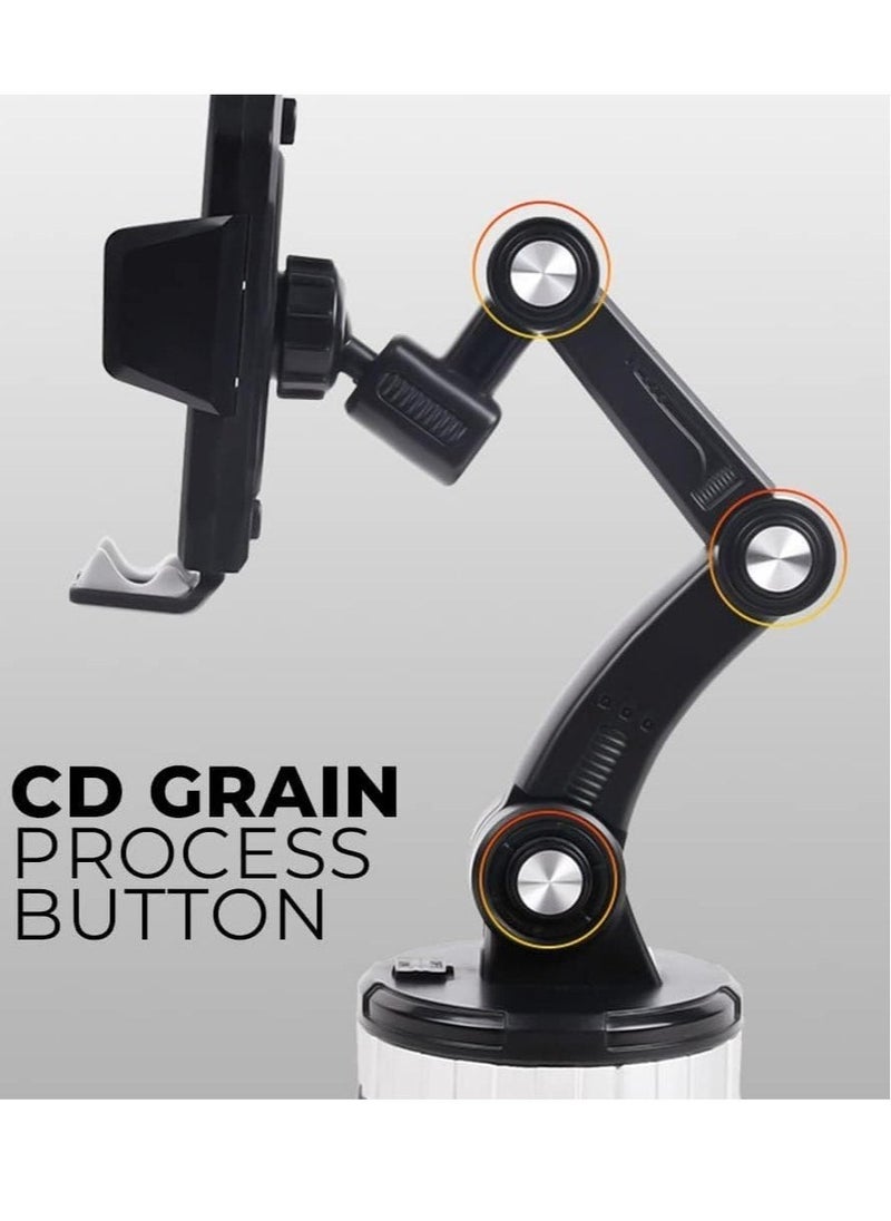 JAJEEK "New Phone Mount for Car Center Console Stack – Super Adsorption Suction Cup Holder, Universal Phone Mount for Dashboard & Console, Green" - Image 2