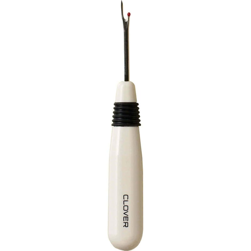 Clover White Ergonomic Seam Ripper - Image 1