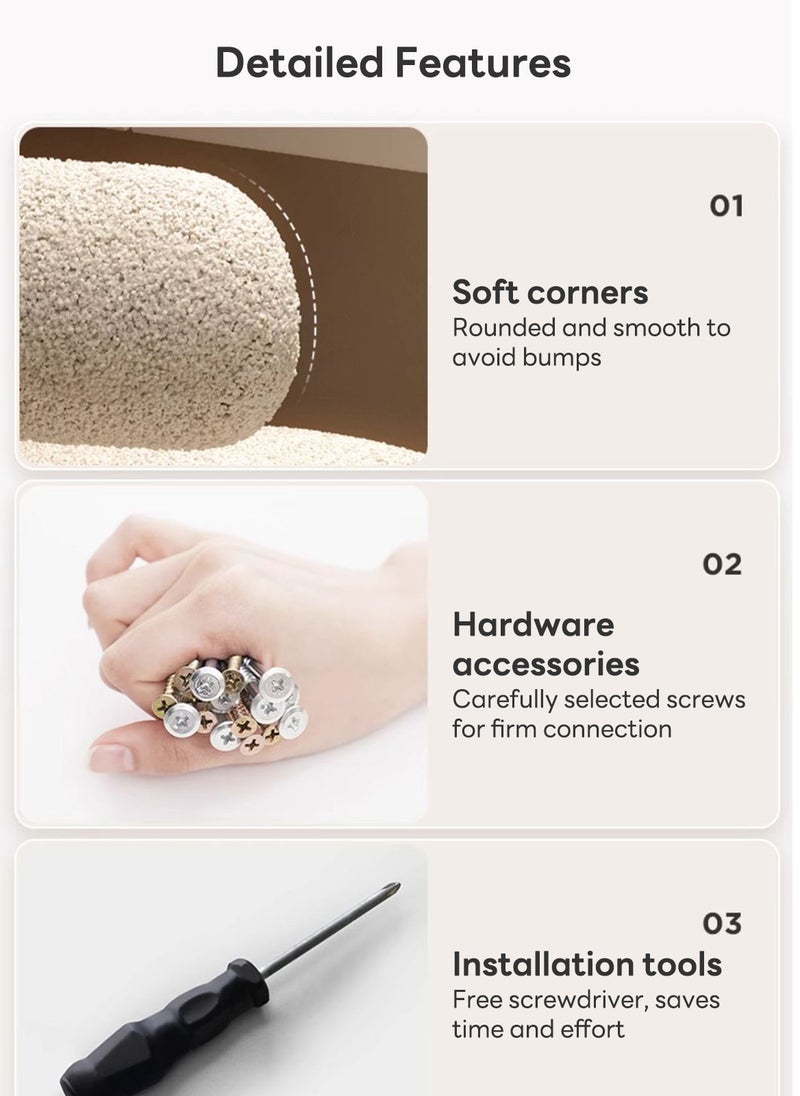 Sharpdo Dressing Chair, Makeup Chair 42*50*72CM, Vanity bench Lambskin Dressing Stool for Master Bedroom - Image 5