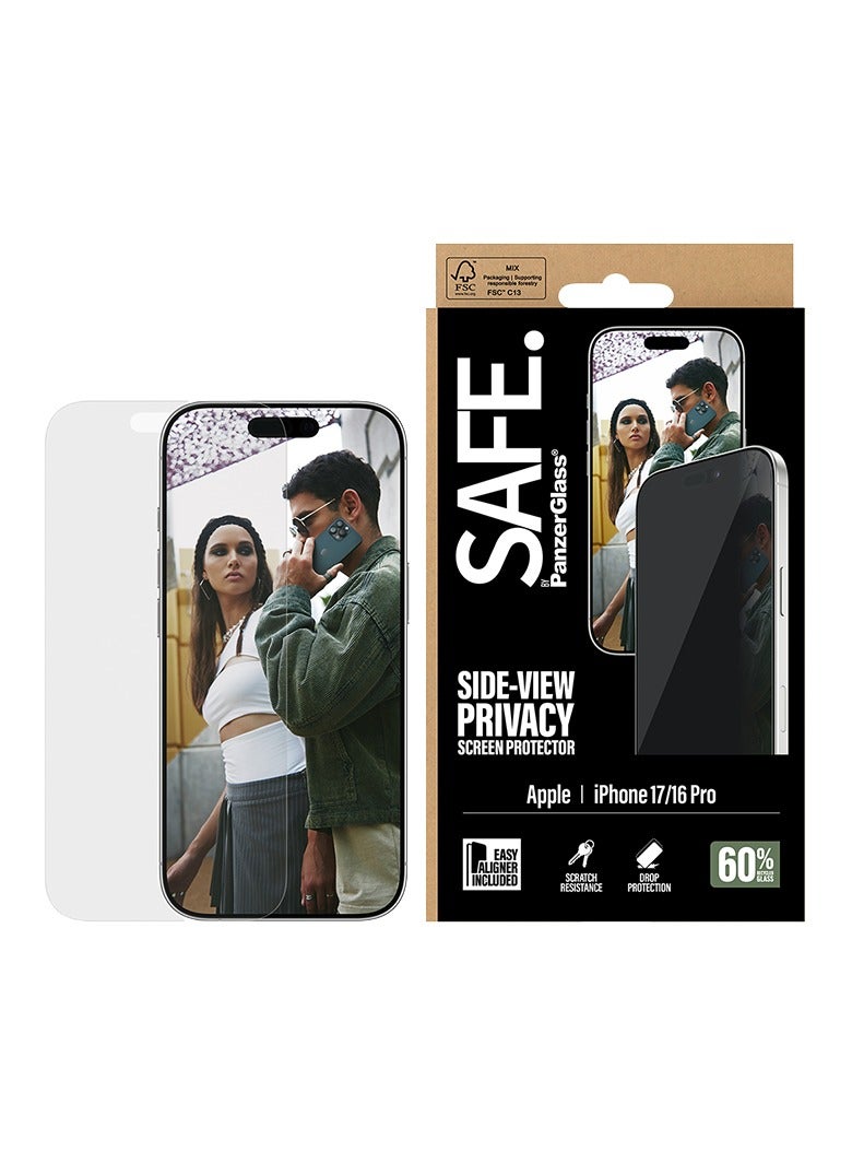 بانزرجلاس حماية شاشة بانزر جلاس SAFE ايفون 17 - شاشة كاملة حفظ الخصوصية - Image 1