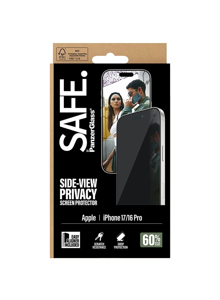 بانزرجلاس حماية شاشة بانزر جلاس SAFE ايفون 17 - شاشة كاملة حفظ الخصوصية - Image 5