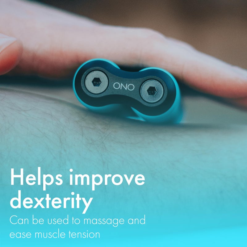 ONO Roller - Handheld Fidget Toy for Adults | Help Relieve Stress, Anxiety, Tension | Promotes Focus, Clarity | Compact, Portable Design (Teal, Full Size - ABS Plastic) - Image 5