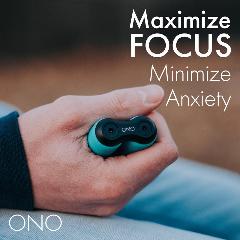 ONO Roller - Handheld Fidget Toy for Adults | Help Relieve Stress, Anxiety, Tension | Promotes Focus, Clarity | Compact, Portable Design (Teal, Full Size - ABS Plastic) - Image 4