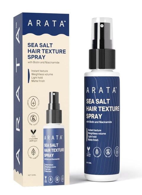 Sea Salt Thickening Hair Spray (50 ML) | Infused With Sea Salt, Biotin & Niacinamide | For Instantly Thicker, Full-Bodied Hair
