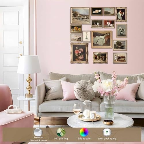 LANCHI95 15PCS Vintage Wall Art Decor– Moody Gallery Art Prints, Eclectic French Country Vintage Posters for Bedroom, Living Room, Office, Rustic Cottagecore Aesthetic (UNFRAMED) (Vintage 12) - Image 3