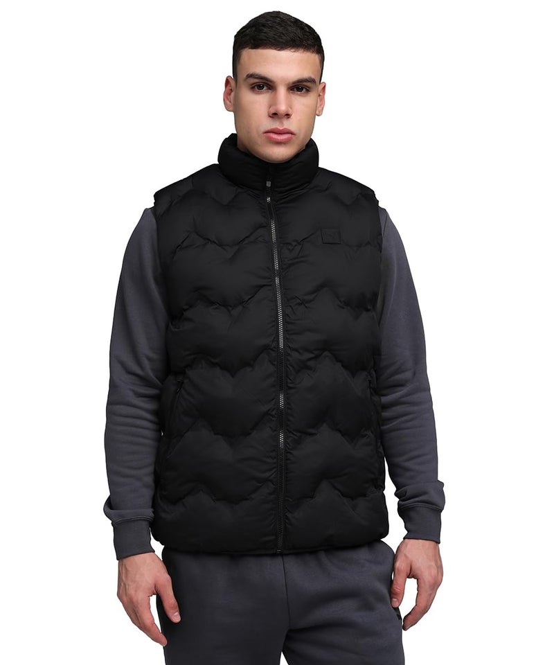 Puma Men's A-Line Coat (690496_Black - Image 1