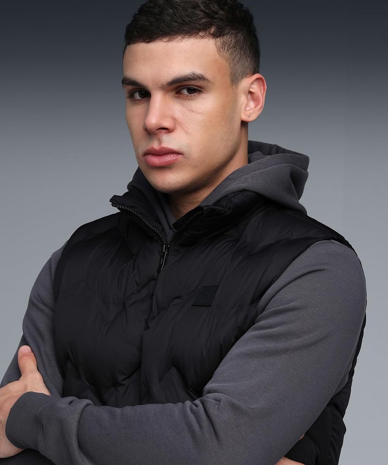 Puma Men's A-Line Coat (690496_Black - Image 2