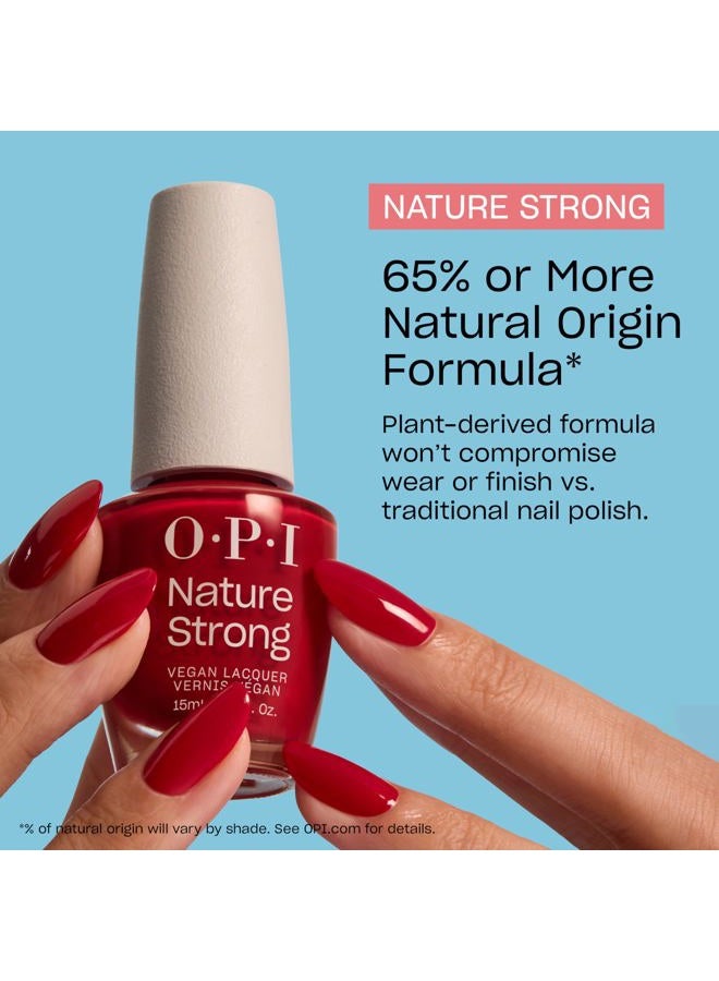OPI Nature Strong Natural Vegan Nail Polish, Thistle Make You Bloom, 15ml, 99350087067 - Image 5