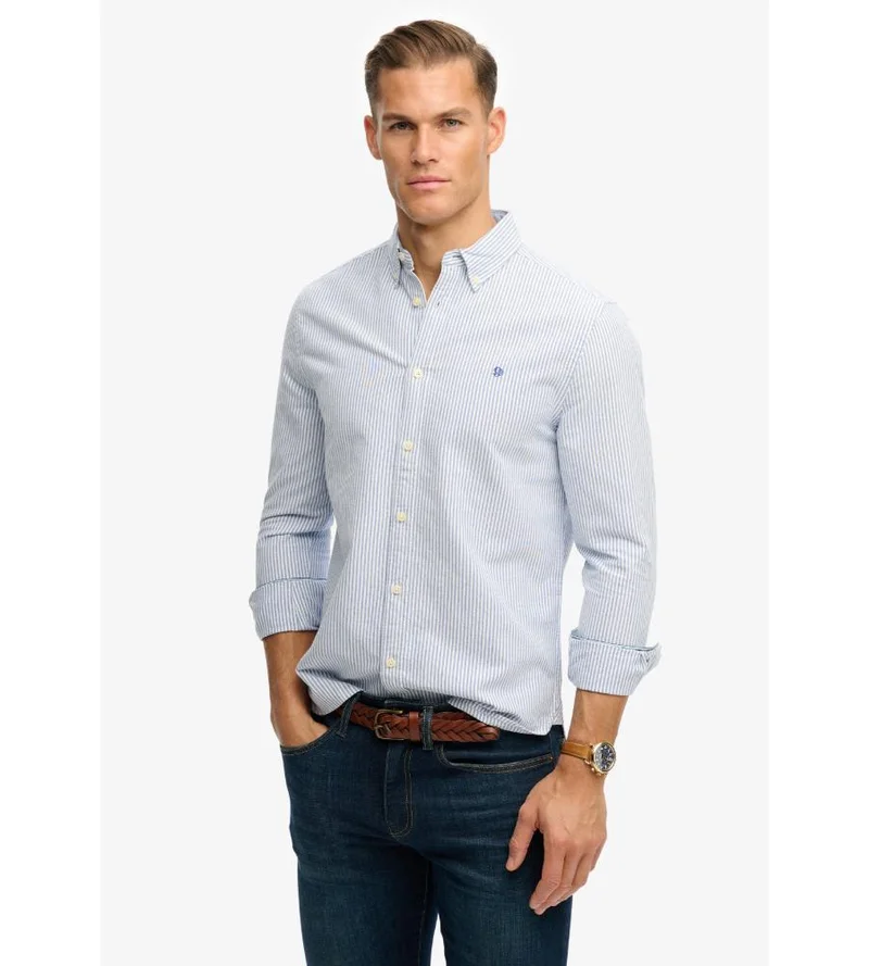 سوبر دراي Preppy Oxford Long Sleeve Shirt