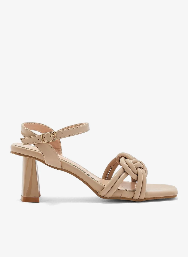 ELLA Square-Toe Strappy Sandals