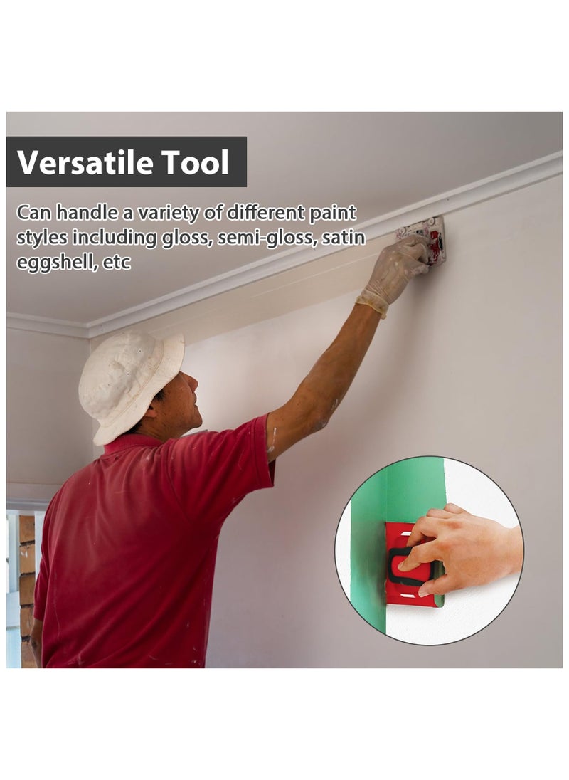 SYOSI - Paint Edger Tool Precision, Cutting in Tools for Painting Multifunctional Paint Edger Tools, with Pad Nylon Bristles Edges Paint Edge Trimmer Pads, for Wall Ceiling Cutting in Painting Corner Edges - Image 1
