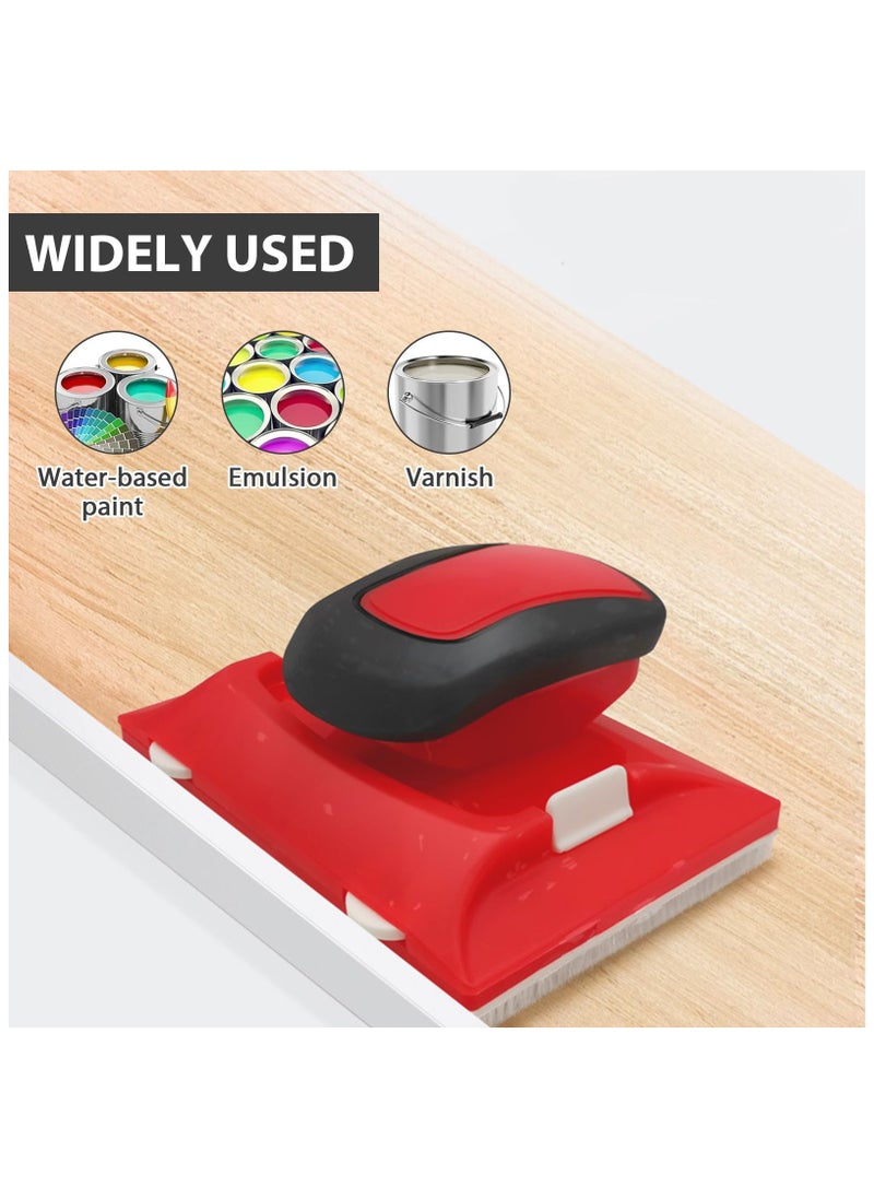 SYOSI - Paint Edger Tool Precision, Cutting in Tools for Painting Multifunctional Paint Edger Tools, with Pad Nylon Bristles Edges Paint Edge Trimmer Pads, for Wall Ceiling Cutting in Painting Corner Edges - Image 1