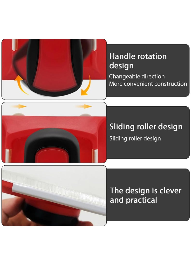 SYOSI - Paint Edger Tool Precision, Cutting in Tools for Painting Multifunctional Paint Edger Tools, with Pad Nylon Bristles Edges Paint Edge Trimmer Pads, for Wall Ceiling Cutting in Painting Corner Edges - Image 1