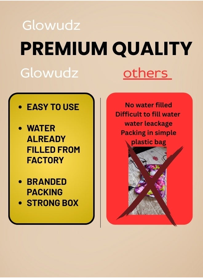 Glowudz Electric rechargeable heating water bags for pain relief cute rabbit  - Image 3