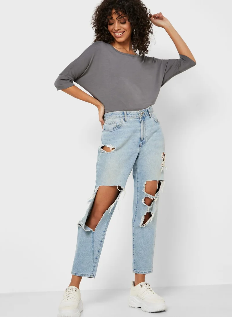 FOREVER 21 3/4 Sleeve T-Shirt