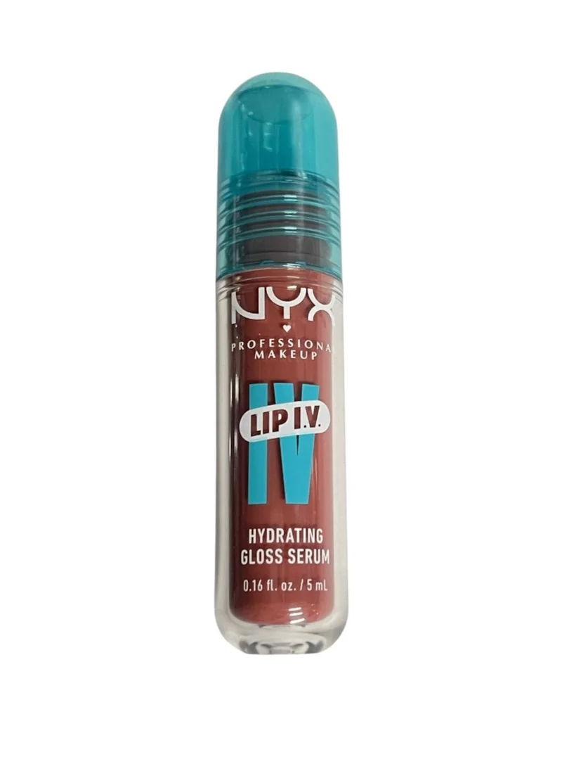 نيكس مكياج المحترفين Lip Iv Hydrating Gloss Serum Lip Gloss Up To 12Hr Hydration High Pigment Wet Shine Finish 08 Drippin in Rose