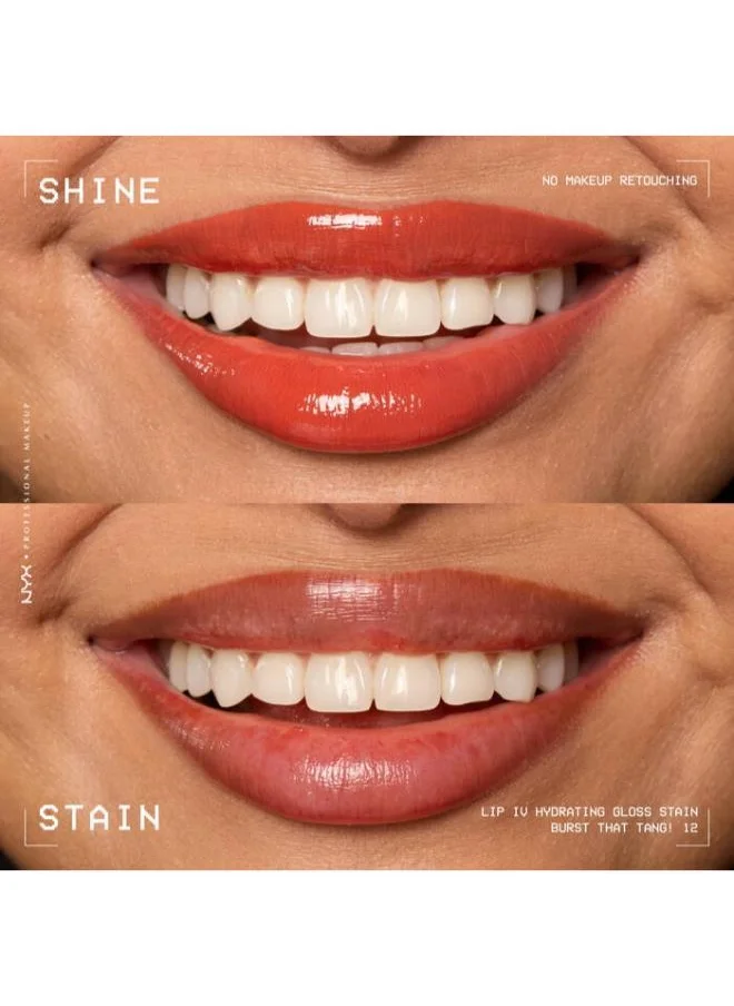 نيكس مكياج المحترفين Lip Iv Hydrating Gloss Serum Lip Gloss Up To 12Hr Hydration High Pigment Wet Shine Finish 08 Drippin in Rose