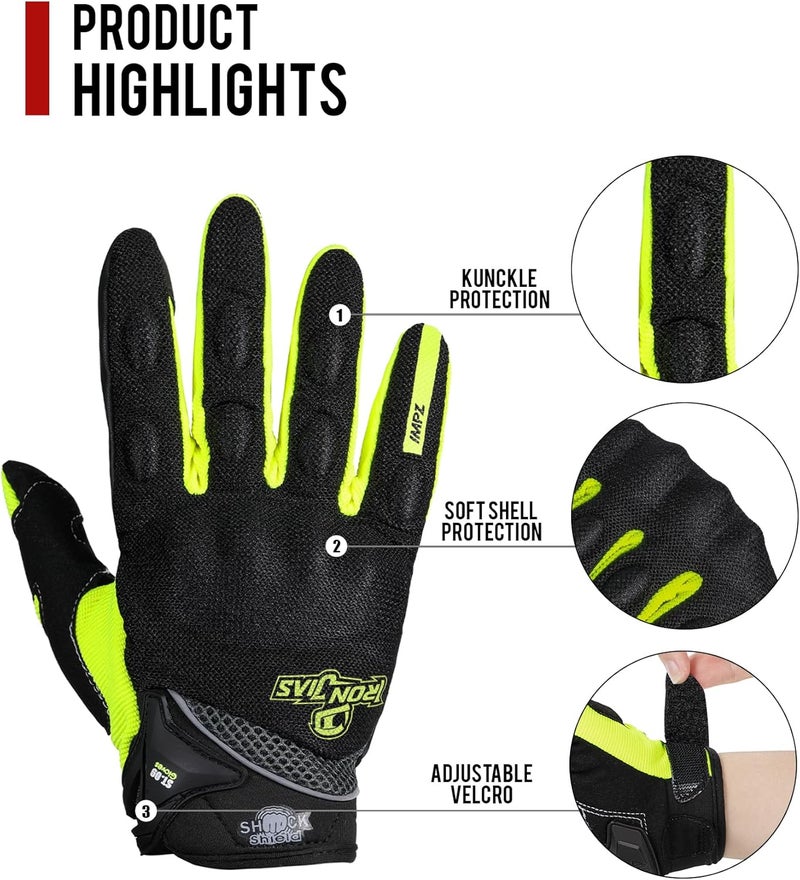 BORLENI Motorcycle Gloves for Men and Women - Image 3