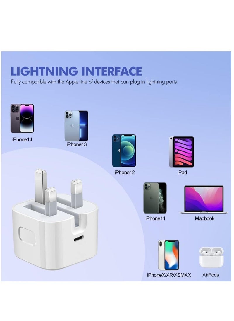 ELTRAZONE - 20W Type C Fast Charger Adapter With PD Cable iPhone  13 PRO MAX - Image 1