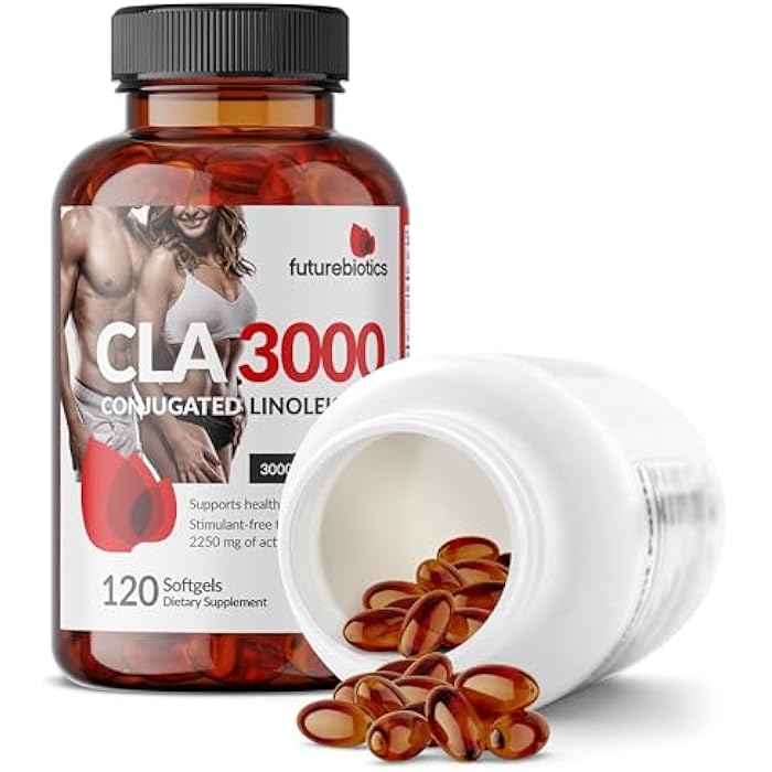 Futurebiotics CLA 3000 Extra High Potency - Non-Stimulating Conjugated Linoleic Acid, Non GMO, 120 Softgels - Image 4