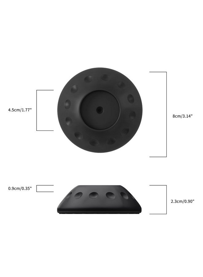 بالانس فورم واقي جدار بوابة الأطفال BalanceFrom - عبوة من 4 أكواب لسلامة الأطفال المثبتة بالضغط على السلالم، تحمي المداخل من بوابات الكلاب الأليفة، لا حاجة إلى براغي، لون أسود - Image 1