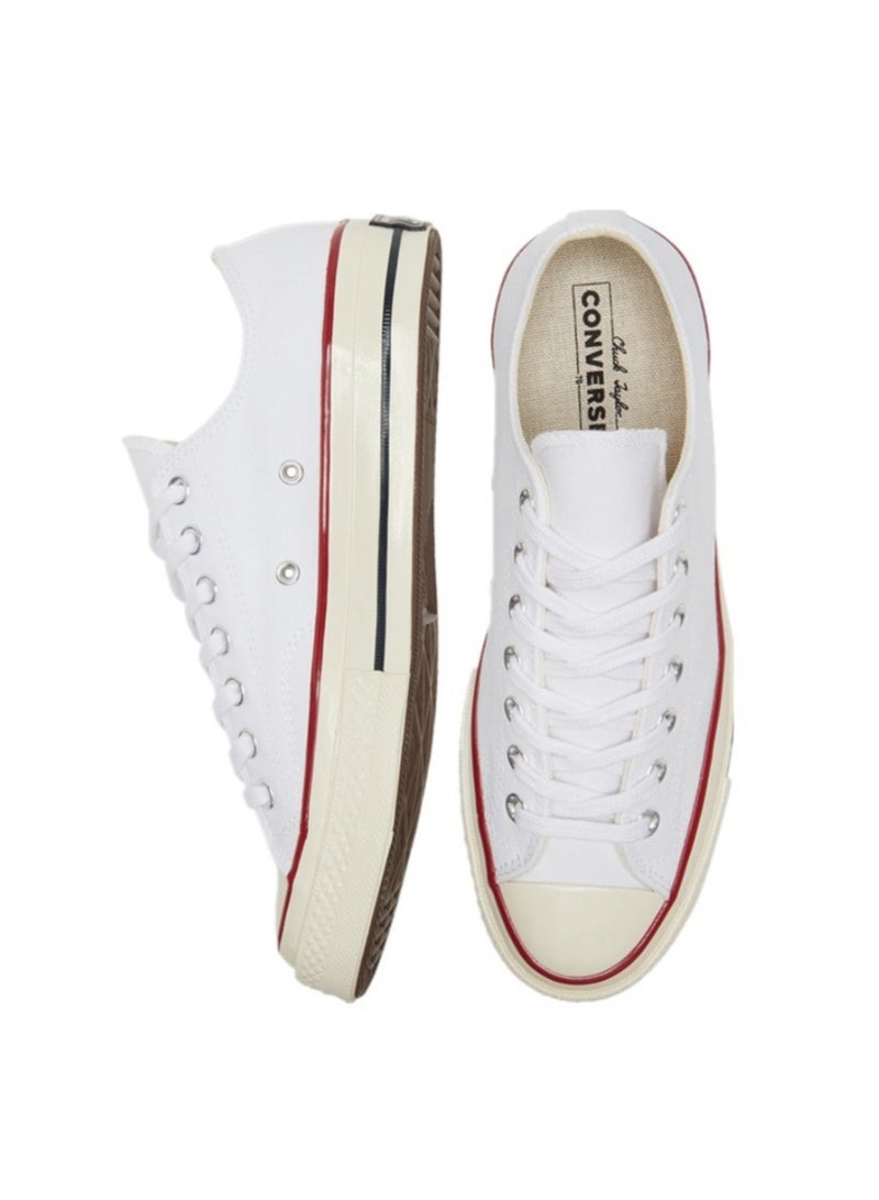 CONVERSE Unisex 1970s Low Top Sneakers White - Image 4