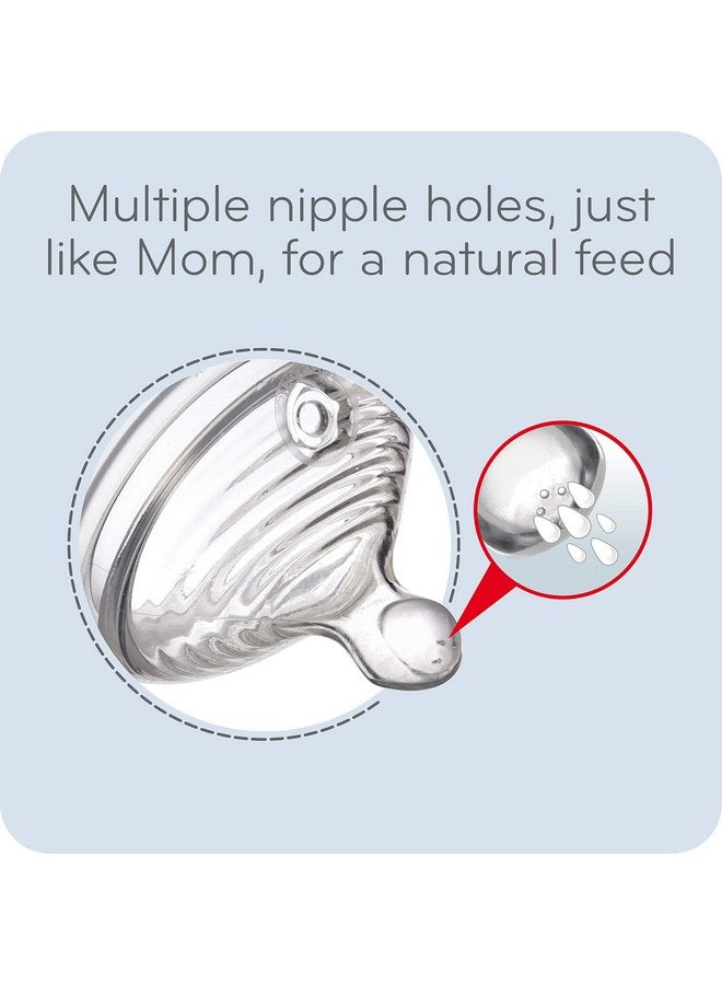 نوك زجاجات الرضاعة الطبيعية من NUK Simply Natural، عدد 2 (عبوة من قطعة واحدة) - Image 2