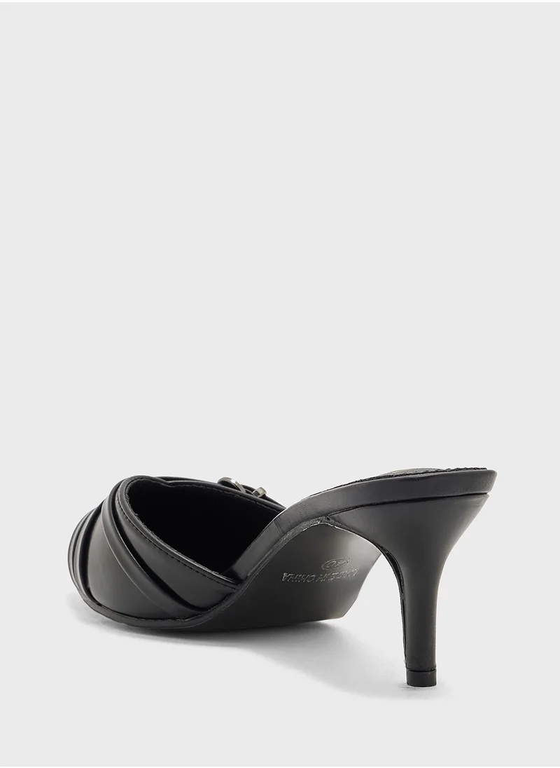 ELLA Buckle Detail Pointy Pump