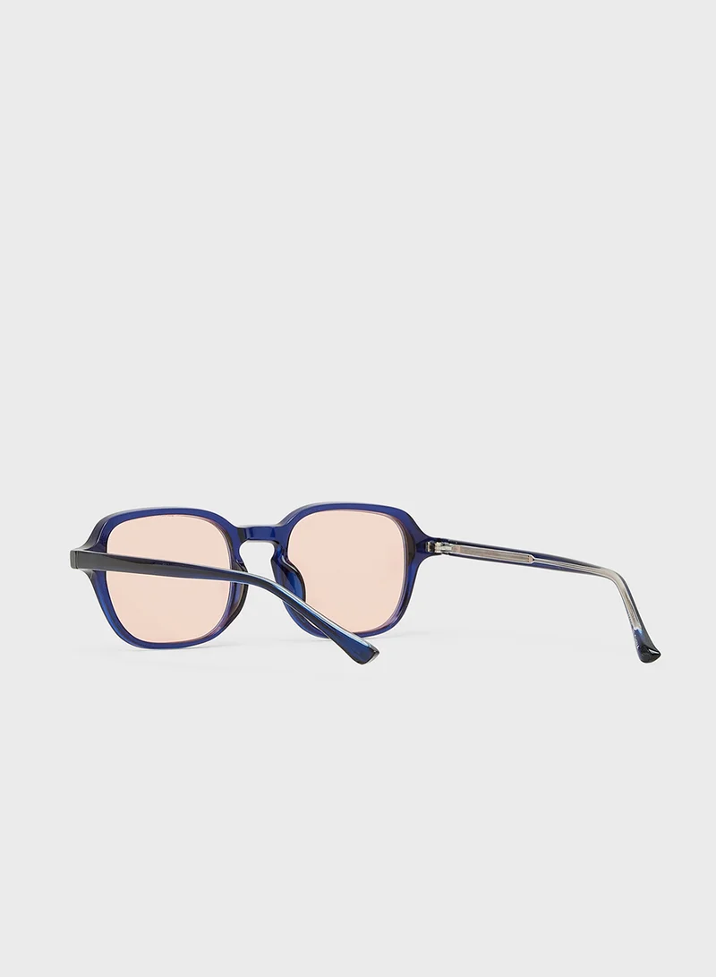 Seventy Five Polarized Lens Square Sunglasses