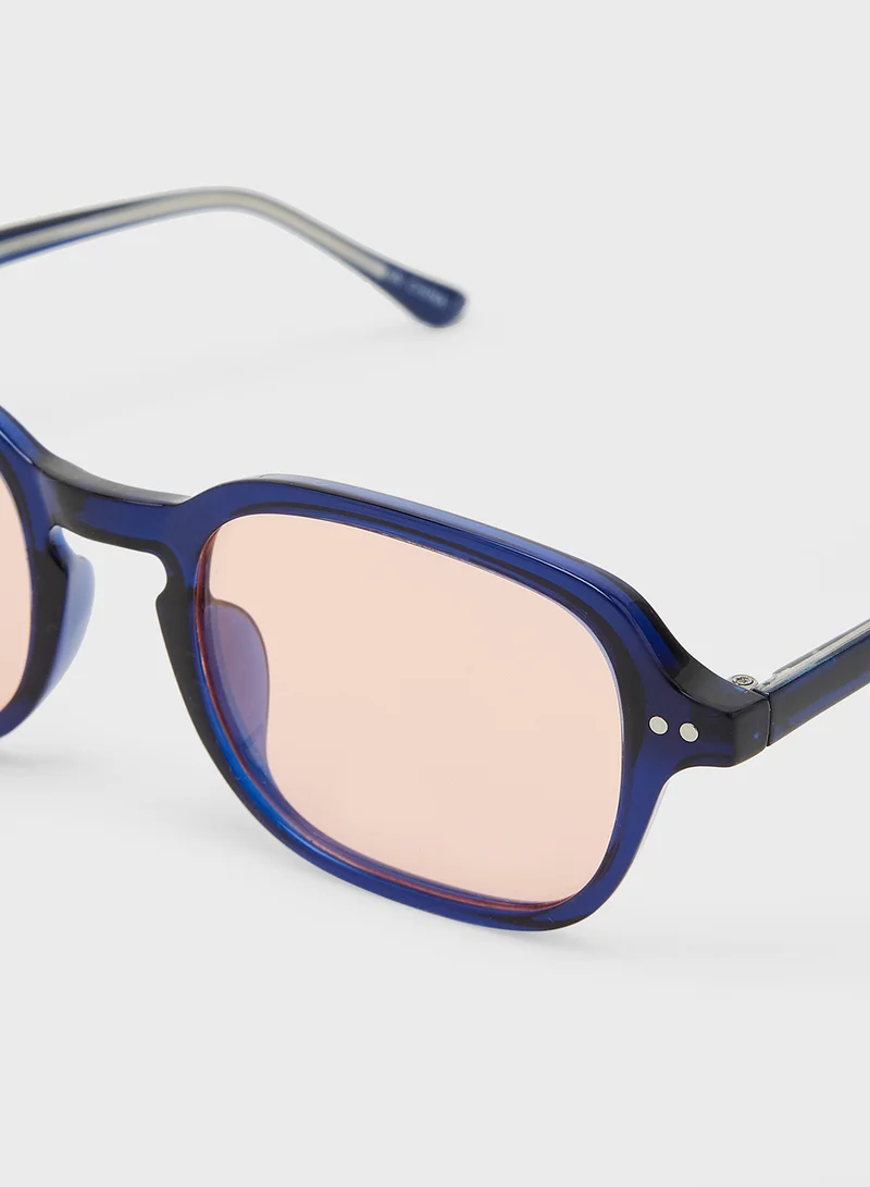 Seventy Five Polarized Lens Square Sunglasses