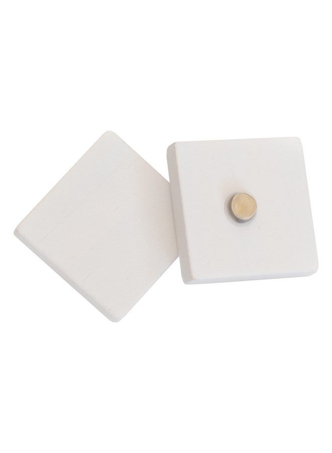 Stiles 100 Pieces Magnetic Letter Tiles Wood Letters For Board Games Spelling Crafts Or Classrooms White - Image 3