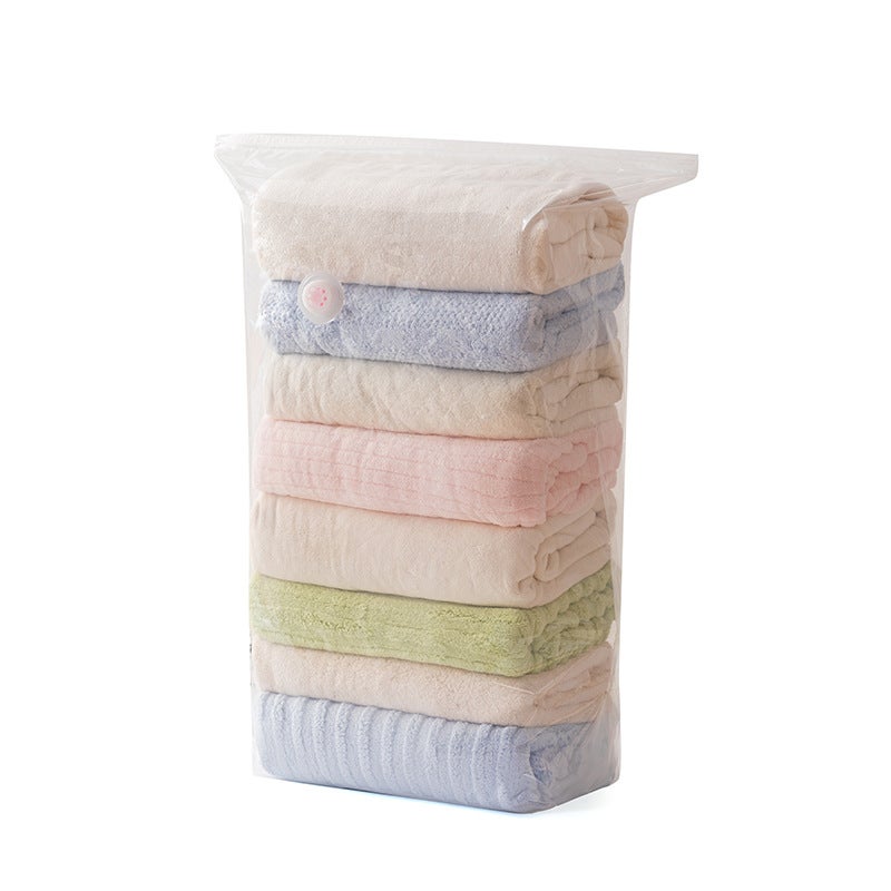WU 10pcs Compression Bag, Vacuum-Free, Clear Storage for Clothes-No pump  needed - Image 5