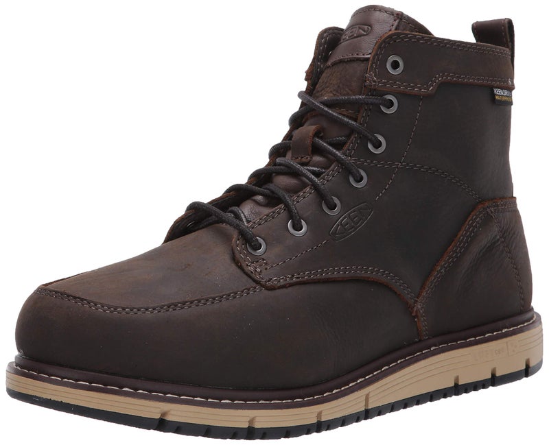 أحذية العمل KEEN Utility للرجال سان خوسيه 6 مع مقدمة أصابع من سبائك الألمنيوم ومقاومة للماء