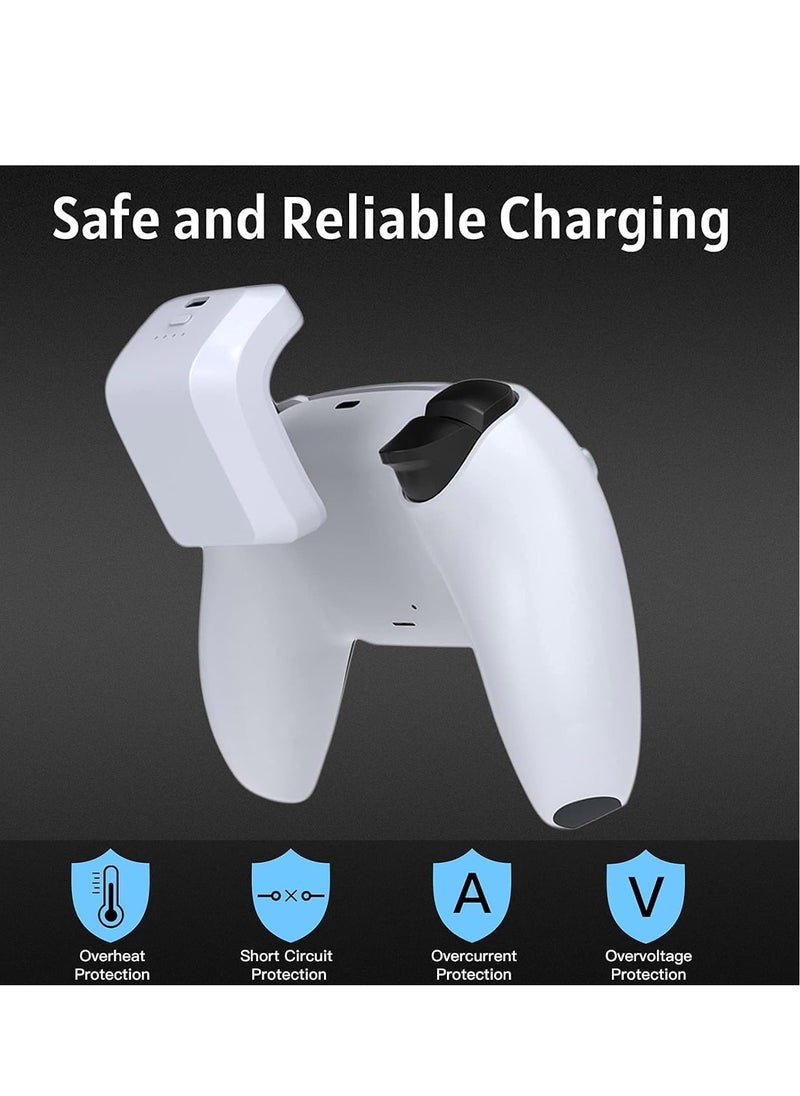 DOBE - 1500mAh Rechargeable Battery Pack for PS5 Dualsense Controller, Fast Charging External Battery Pack with LED Indicator, USB Charging Cable - Image 1