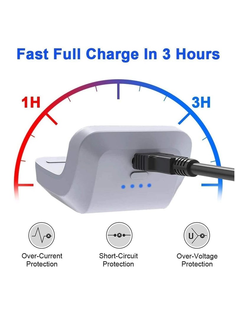 DOBE - 1500mAh Rechargeable Battery Pack for PS5 Dualsense Controller, Fast Charging External Battery Pack with LED Indicator, USB Charging Cable - Image 1