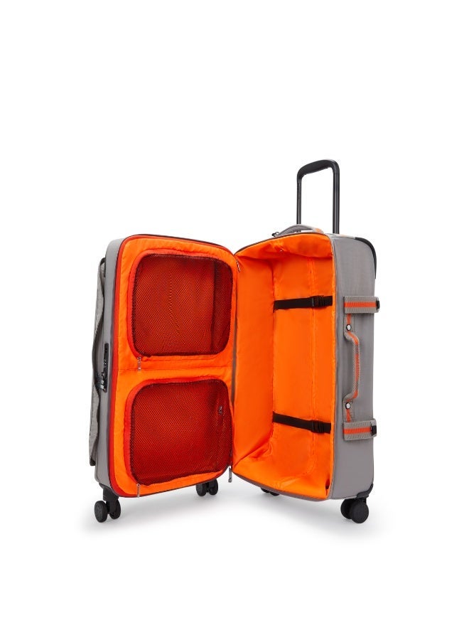 kipling Basic Plus Spontaneous Medium 4-Wheeled Suitcase 71cm, Inviting Grey - Image 4
