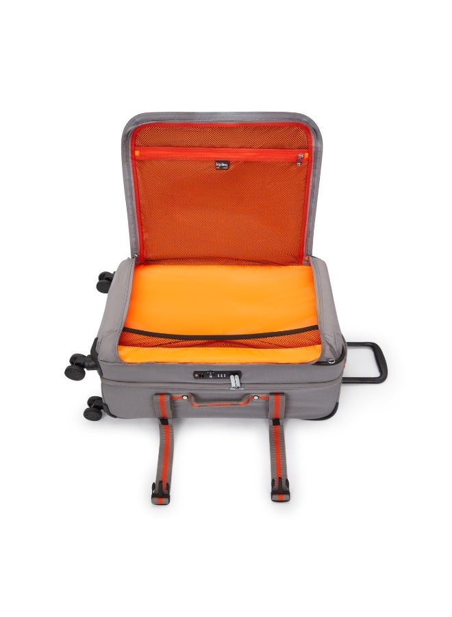 kipling Basic Plus Spontaneous Medium 4-Wheeled Suitcase 71cm, Inviting Grey - Image 3