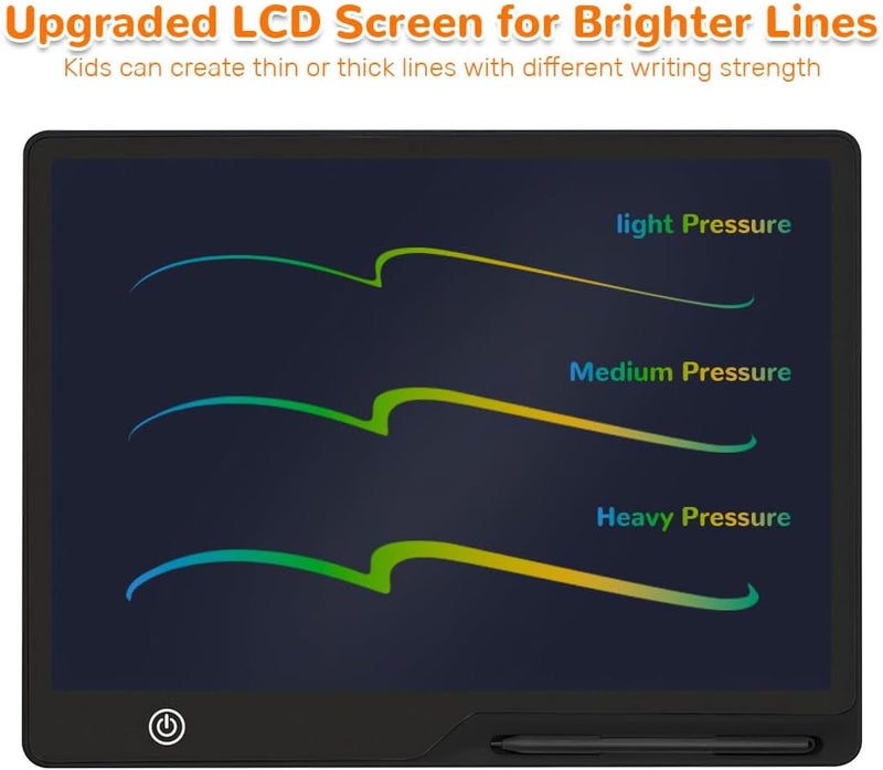 لوحة كتابة LCD للأطفال، شاشة ملونة بحجم 16 بوصة، لوحة رسم إلكترونية قابلة لإعادة الشحن، مزودة بقلم رصاص، هدية لوحة كتابة رقمية محمولة قابلة للمسح، مناسبة للأولاد والبنات. - Image 4