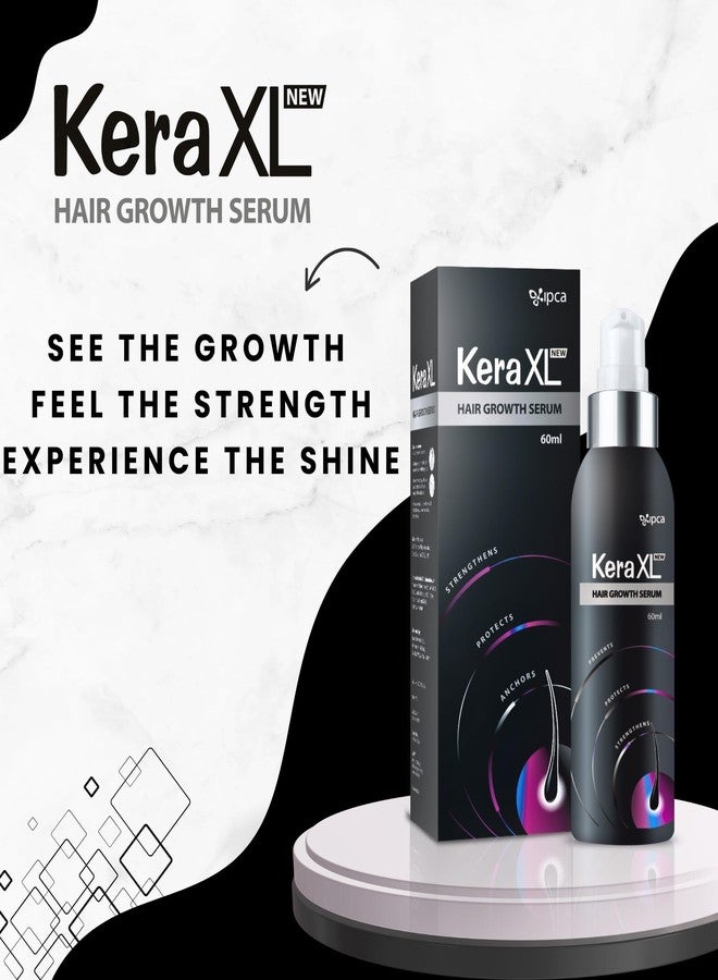 IPCA Kera XL Hair Growth Serum 60ml | Non-Sticky, Non-Viscous Hair Serum | Helps Control Hair Fall & Support Hair Growth - Image 3