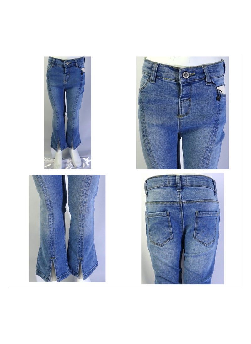 SHELTER - "Girls' jeans with button waistband from the Shelter collection, 2366." - Image 1