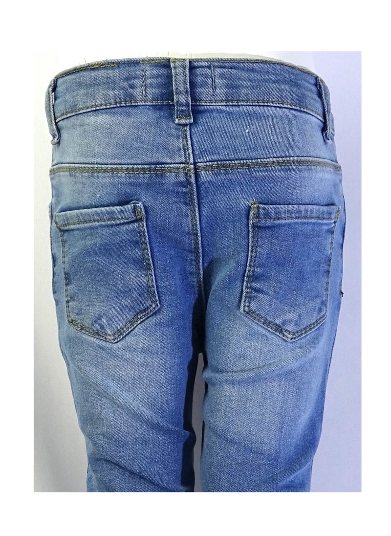 SHELTER - "Girls' jeans with button waistband from the Shelter collection, 2366." - Image 1