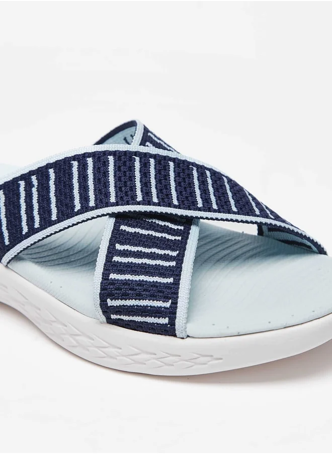 Kappa Women's Cross Strap Slip-On Sandals