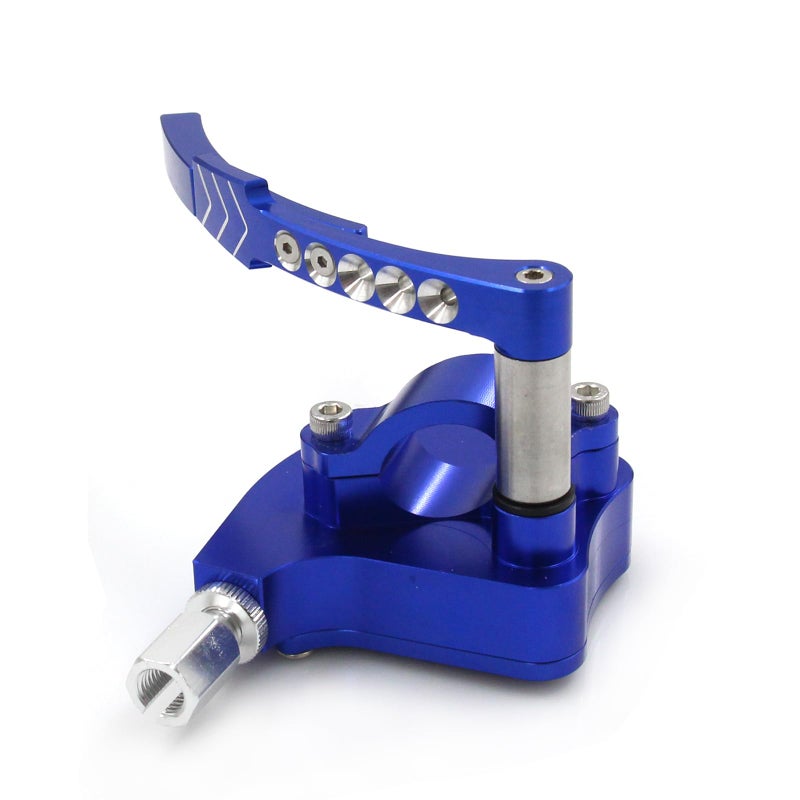 LVOUP 78 Universal Billet Throttle Thumb Assembly Compatible with Yamaha Banshee Raptor 350 660 700 HD TRX 400EX 250450R Suzuki LTR450 250 500 LTZ400 250 500R Kawasaki Blue